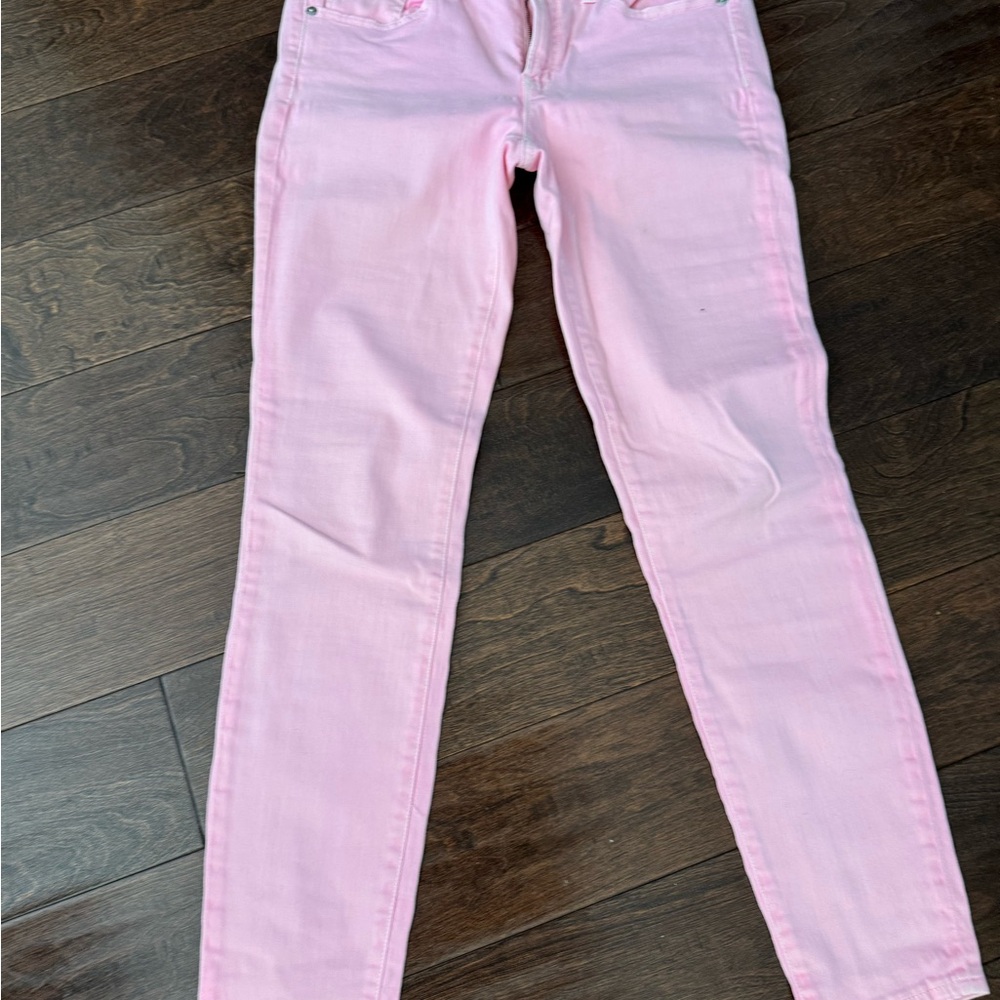 J. Crew Pink Skinny Jeans Vibrant Style